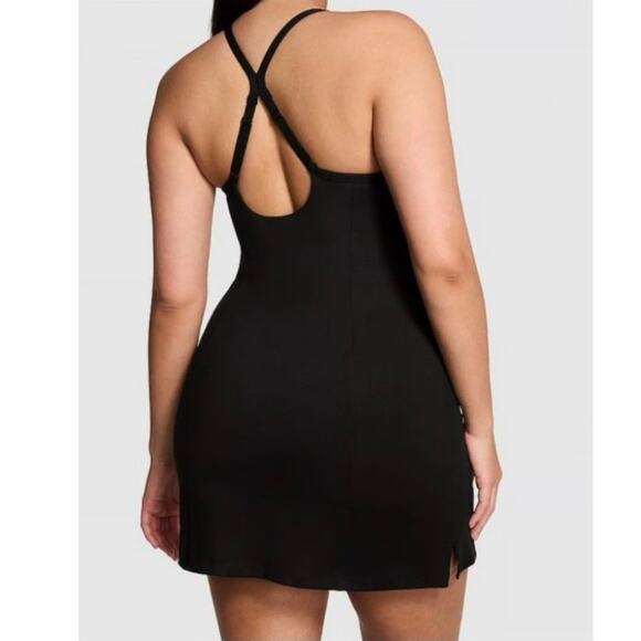 Victoria’s Secret PINK Ultimate Active Dress Black Sz Womens XL Athleisure Sport - Picture 2 of 10
